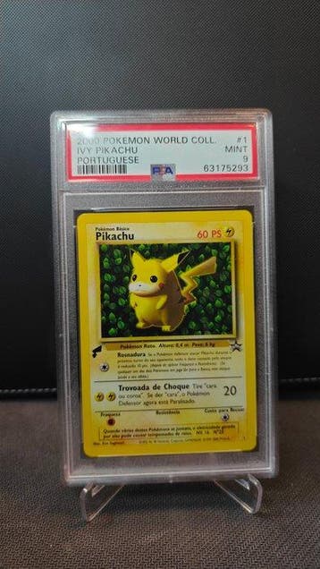Pokémon - 1 Graded card - Ivy Pikachu 1 Promo card - PSA 9 -, Hobby en Vrije tijd, Verzamelkaartspellen | Pokémon, Nieuw