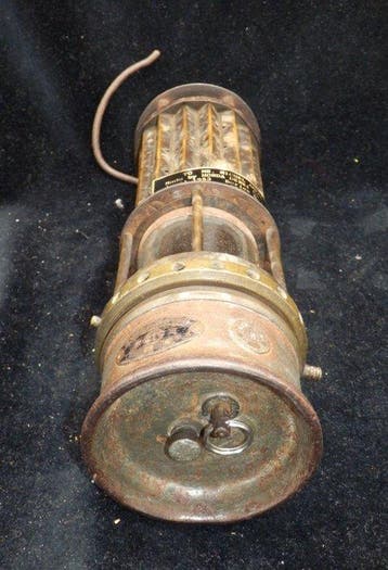 HONDA - Zeldzame Antieke Mijnwerkerslamp uit Japan - Honda -