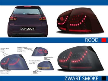 Jom Achterlichten | Volkswagen Golf 03-08 3-d / Golf 03-08 5, Verzenden, Nieuw