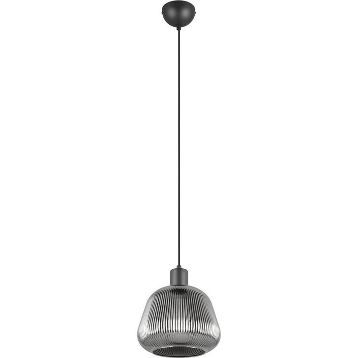 LED Hanglamp Trion Arif - Zwarte Metalen LED Hanglamp met E2, Maison & Meubles, Lampes | Suspensions, Envoi