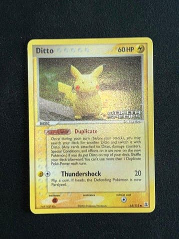 1 Card - Pikachu Reverse Holo Stamped Ex Delta Species, Hobby en Vrije tijd, Nieuw