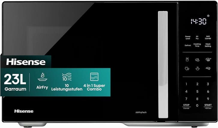 Hisense H23mobs5hc - Combimagnetron - 23 liter - Hete lucht, Huis en Inrichting, Keuken | Keukenbenodigdheden, Ophalen of Verzenden