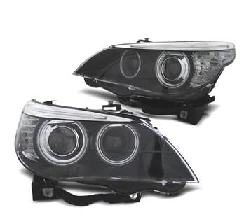 PHARES XENON D2S ANGEL EYES CCFL BMW E60 E61 03-04 FOND NOIR, Verzenden