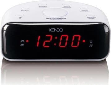 Wekkerradio - Digitale wekker - Alarmklok - Wit - KENDO •, Verzenden