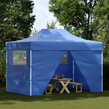 vidaXL Partytent 291 x 431 x 315 cm Blauw Oxford Stof, Verzenden
