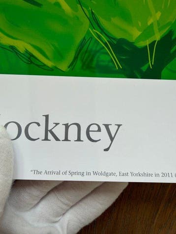 David Hockney - The Arrival of Spring in Woldgate, East