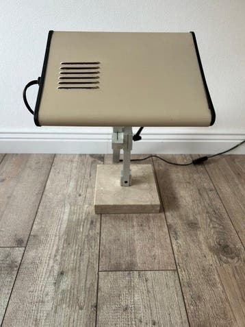 Lampe de table - Aluminium, Marbre, Antiquités & Art