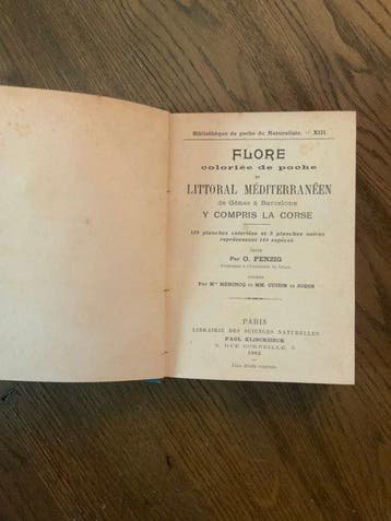 O. Penzig - Flore colorée de poche du littoral méditerranéen