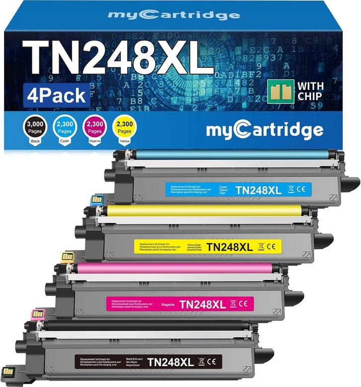 Brother TN248XL 4-pack | 34% korting | Retour deal, Informatique & Logiciels, Imprimantes, Envoi