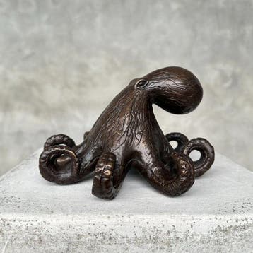 Statue, No Reserve Price - A Octopus Sculpture in Bronze -