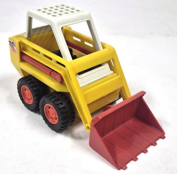Vintage Playmobil System graafmachine met schep, geel (1980), Enfants & Bébés, Verzenden