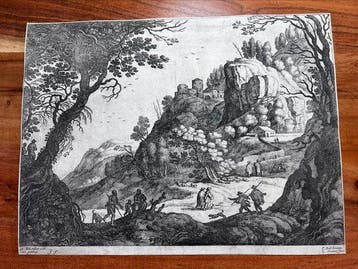 Paul Bril (1554-1626), after - z serii Pejzae Woskie