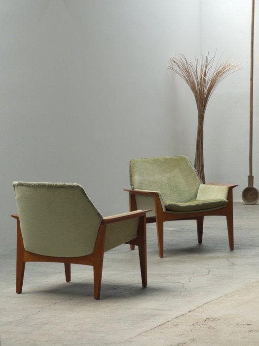 Steen Østergaard - Jason Møbler - Fauteuil - Sénior - Teck,, Antiek en Kunst, Antiek | Meubels | Stoelen en Sofa's
