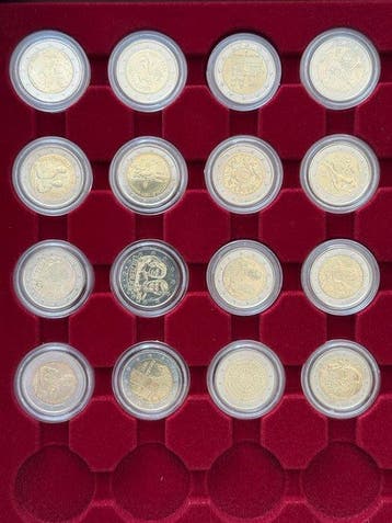 Europa. 2 Euro 2021 (29 coins) (Zonder minimumprijs), Postzegels en Munten