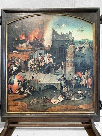 Jérôme Bosch (1450-1516), aft - La Tentation de saint