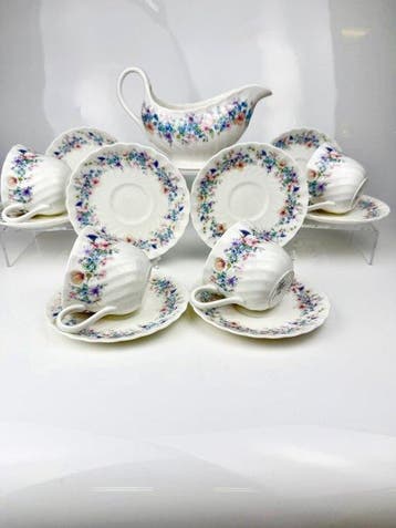 Wedgwood - Service à thé (13) - Os - Angela / années