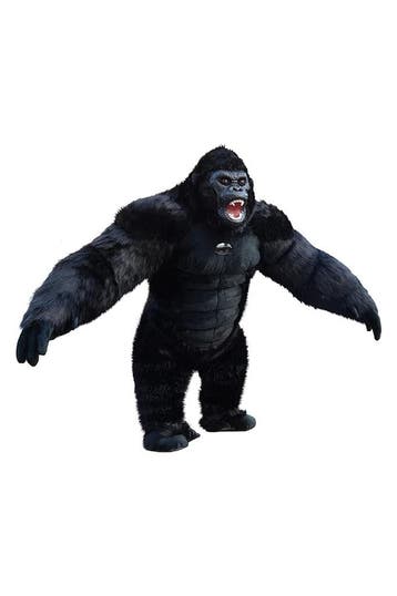 KIMU® Mega Opblaasbare Mascotte Gorilla Zwart 3 Meter King K, Kleding | Heren, Carnavalskleding en Feestkleding, Ophalen of Verzenden