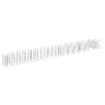 Gegalvaniseerde Gabion plantenbak | Tweede kansje | OP=OP, Tuin en Terras, 100 cm of meer, Verzenden, Zo goed als nieuw, Metaal