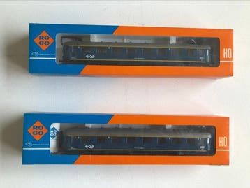 Roco H0 - 4218A - Modeltrein personenwagen (2) - 2x Plan D, Hobby & Loisirs créatifs, Trains miniatures | HO