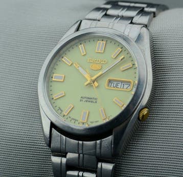 Seiko - 5 Automatic Full Phosphor Dial - Zonder minimumprijs