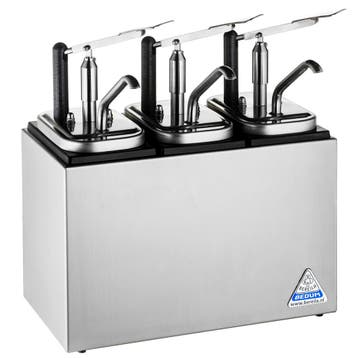 Sausdispenser | RVS | 3 NEOdis Dispensers (3x 3L) |, Verzenden, Nieuw in verpakking