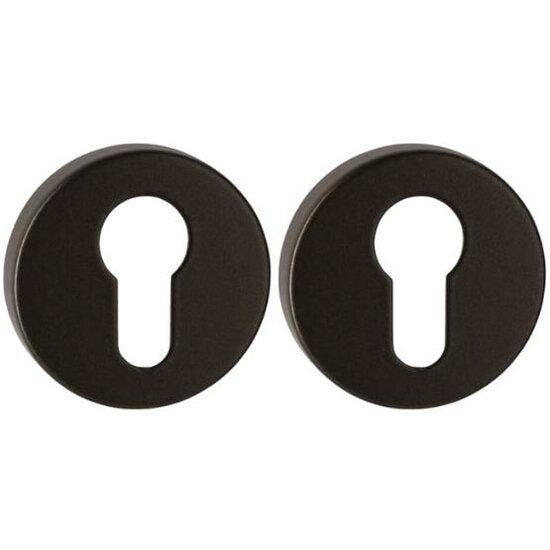 Set van twee PC-Plaatjes WCX brons, Doe-het-zelf en Bouw, Raamkozijnen en Schuifdeuren, Ophalen of Verzenden