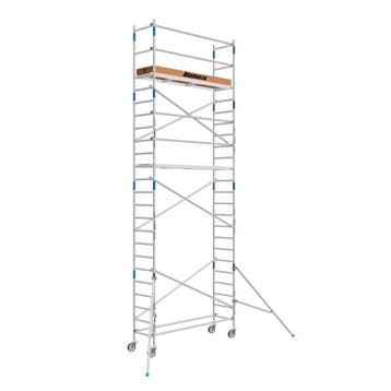 ALX Rolsteiger 75x190x8.30 mtr.wh wooddeck, Ophalen of Verzenden, Nieuw, Rolsteiger of Kamersteiger, 5 meter of hoger
