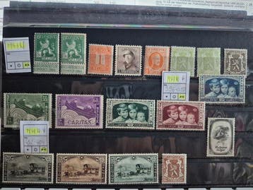 België 1851/1999 - Klassiek, betere MNH-series, Falzen,