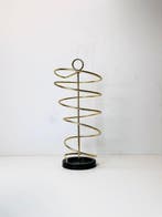 Paraplustandaard/rek - Gedraaide koperen paraplustand -