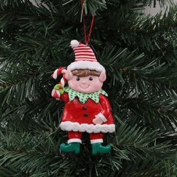 Elfje Kerstbal Kerst Kerstboom Roze, Verzenden, Nieuw