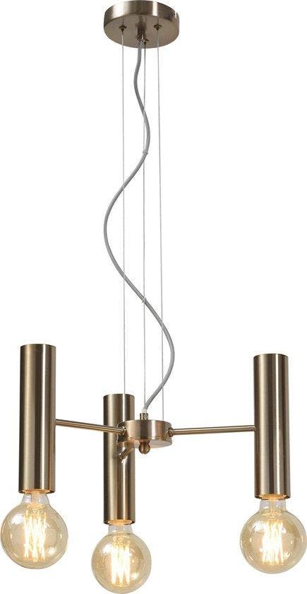 2dekans | it’s about RoMi – Kroonluchter Cannes 3-arm – Goud, Huis en Inrichting, Lampen | Hanglampen, Ophalen of Verzenden