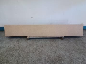 Spaanplaat - L262,5 x D39 x H1,8 cm