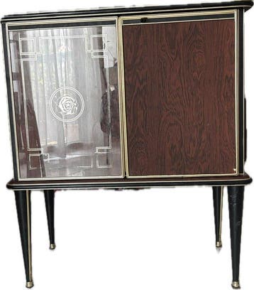 Umberto Mascagni - Armoire à liqueurs - verre