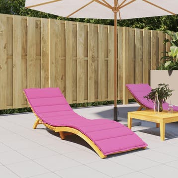 vidaXL Ligbedkussen oxford stof roze, Verzenden, Nieuw