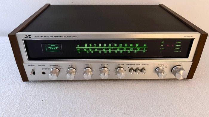 JVC - VR-5505L Solid state stereo receiver, Audio, Tv en Foto, Radio's