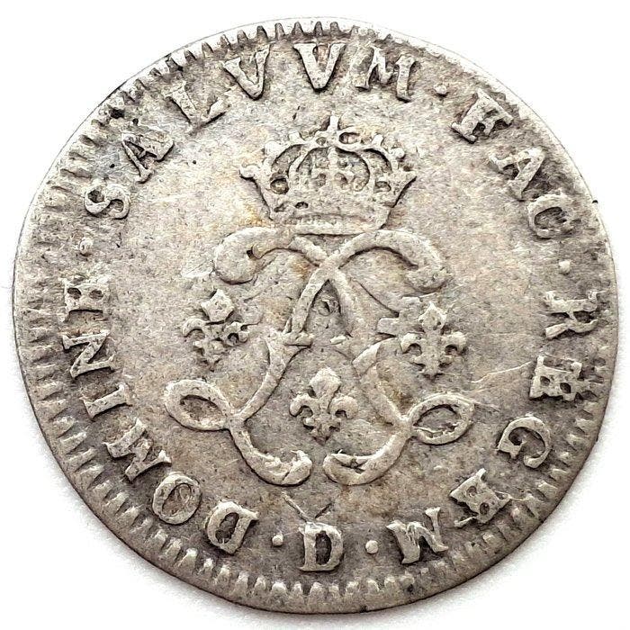 Frankrijk. Louis XIV (1643-1715). 4 Sols 1692-D, Lyon, Postzegels en Munten, Munten | Europa | Niet-Euromunten