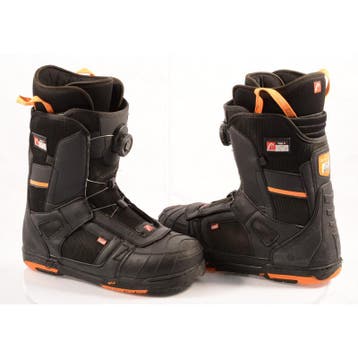 40 44 snowboard schoenen HEAD 500 4D BOA tech, BLACK/orange, Sport en Fitness, Verzenden, Gebruikt