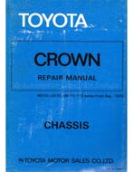 1979 TOYOTA CROWN CHASSIS WERKPLAATSHANDBOEK ENGELS