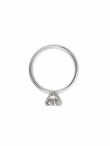 Zonder minimumprijs - Ring - 14 karaat Witgoud - 1.04ct. tw., Nieuw