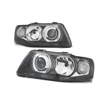 PHARES AUDI A3 8L 00-03 LOUPE FOND NOIR, Autos : Pièces & Accessoires, Verzenden