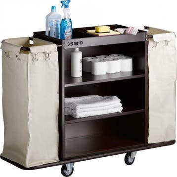 Kamer Service Trolley Model AF 260 | 2 waszakken |, Verzenden