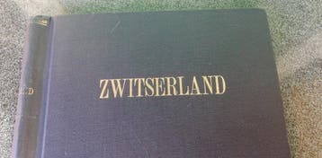 Wereld - Zwitserland-verzameling (voorbedrukt album) met de, Gestempeld