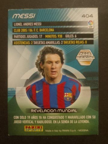 2006/07 Panini Mega Revelaciones Lionel Messi #54. #404, Collections