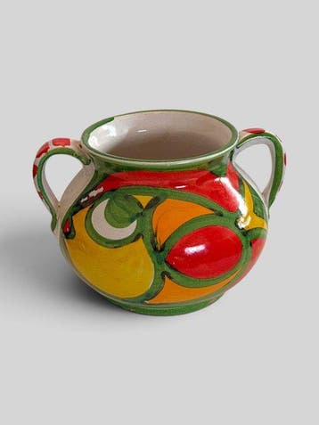 Giovanni De Simone (1930-1991) - Bloempot - Keramiek - glas, Antiek en Kunst, Antiek | Glaswerk en Kristal