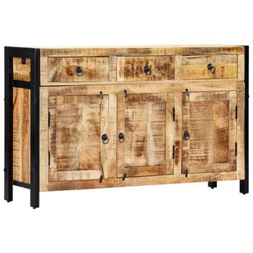 vidaXL Dressoir 120x35x76 cm massief mangohout, Verzenden