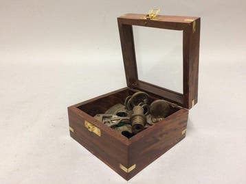 Sextant - Verbronsd messing