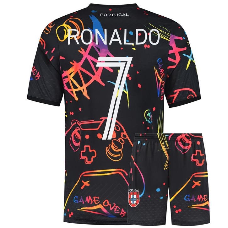 Kingdo Ronaldo Portugal Voetbaltenue - Gaming - Kind en, Sport en Fitness, Voetbal, Bal, Nieuw, Verzenden