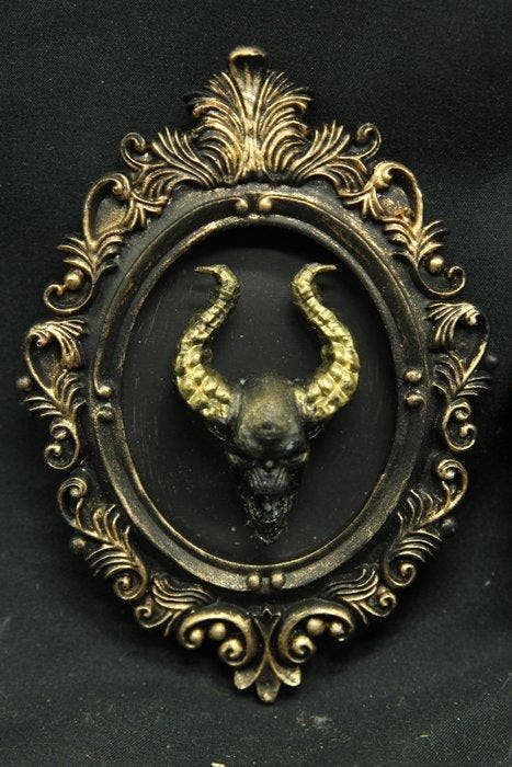Wanddecoratie - Set van 3 handgemaakte gotische muurreliefs, Antiquités & Art, Art | Objets design