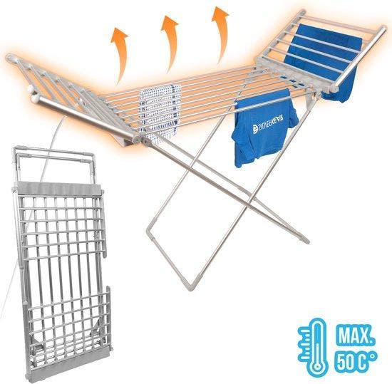 2dekans | Silvergear Elektrisch Droogrek met Verwarming -, Elektronische apparatuur, Droogkasten, Ophalen of Verzenden