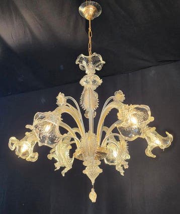Vetreria di Murano - Kroonluchter - Muranoglas, Antiek en Kunst